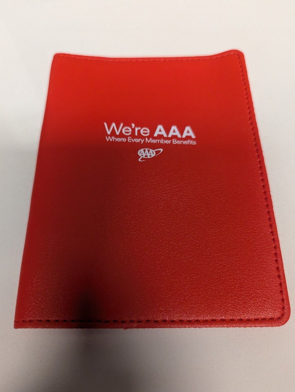 New Novelty AAA Red Membership Passport Holder